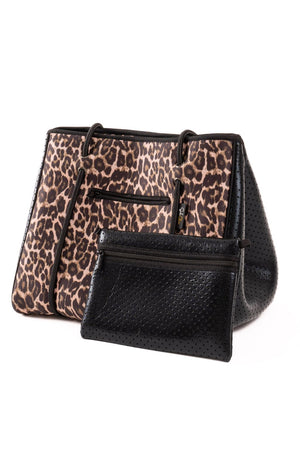 Large Leopard Tote