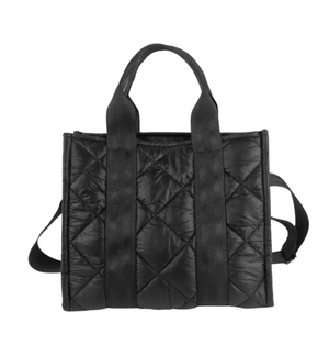 Structured Tote in Black